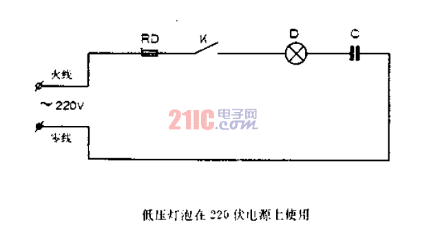 低压灯泡在220伏电源上使用.gif