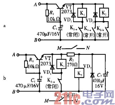 2.简单的通电延时触发电路.gif