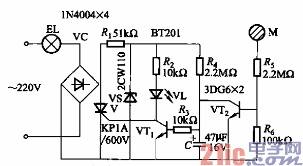 57.触摸式照明延时关灯电路之二.gif