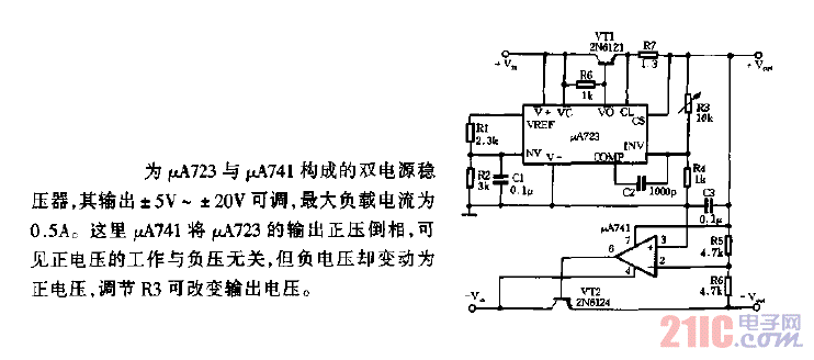 双电源稳压器电路图.gif