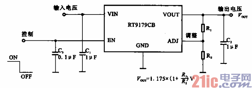 39.采用RT9179CB电源管理芯片的电源供电电路.gif