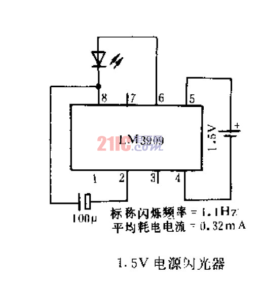 1.5V电源闪光器 .gif