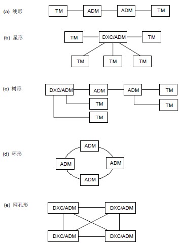 SDH 网的物理拓扑